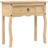 vidaXL Wandtafel Corona 73x35x73 cm massief grenenhout