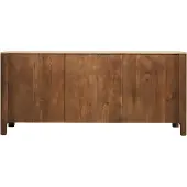 Fonq Brato Dressoir met Marmeren Blad - Mangohout