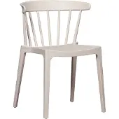 Woood Bliss Eetkamerstoel Tuinstoel - Plant Fiber - Off White - 75x52x53