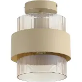 Searchlight Hanglamp Royal Ø 18 cm beige
