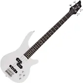 Gear4Music 3/4 Chicago Bass Guitar by White