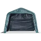 vidaXL Weidezelt PVC, 550 g/m², 3,3 x 3,2 m, donkergroen