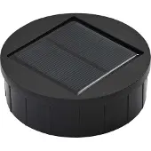 vidaXL Zonnepaneel LED straatlamp, 2 stuks, warm wit licht, 18 x 18 x 80 cm