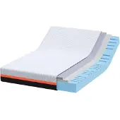 vidaXL Matras Wit en Grijs 140 x 200 cm Jacquard stof