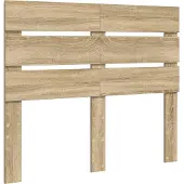 vidaXL Hoofdbord Sonoma Eik Bewerkt hout
