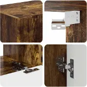 vidaXL Tv-meubelset 3 st Rook Eiken Bewerkt hout