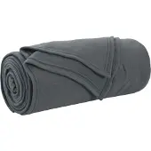 vidaXL plaid Donkergrijs 170 x 130 cm 0.33 kg Fleece