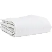 vidaXL Winterdekbed met kussens, 2 stuks, wit, gevuld met dons en veren