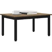 vidaXL Salontafel Ambachtelijk Eiken 70 x 50 x 36 cm Bewerkt hout