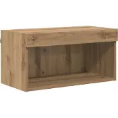 vidaXL TV Wand Eenheid 6 st Artisan Eiken Bewerkt hout