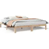 vidaXL Bedframe zonder matras massief grenenhout 180x200 cm