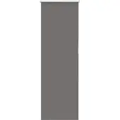 vidaXL Verduisteringsgordijn, grijs, 40x150 cm, stofbreedte 35,7 cm, polyester