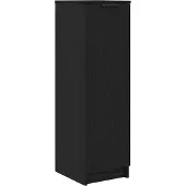 vidaXL Schoenenkast Zwart Eiken 29,5 x 35 x 101 cm Bewerkt hout