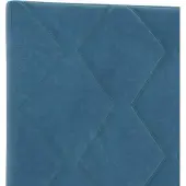 vidaXL Boxspring bed met hoofdeinde Donkerblauw 140 x 200 cm Fluweel