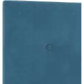 vidaXL LED Hoofdbord met LED-stripverlichting Blauw 180 cm Fluweel