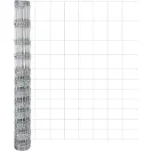 vidaXL Gelast Draadhek met Betonnen Basis 25 x 1,4 m Zilverkleurig