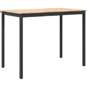 vidaXL Bartafel Naturel 140 x 80 x 105 cm Massief grenenhout