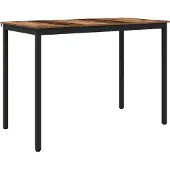 vidaXL Staande Bartafel Bewerkt hout Rechthoekig