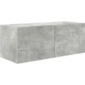 vidaXL Tv Wandkast Set 4 st Beton Grijs Bewerkt hout