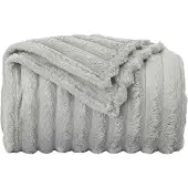 vidaXL plaid Grijs 270 x 240 cm 1.77 kg Fleece