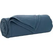vidaXL plaid Marineblauw 170 x 130 cm 0.31 kg Fleece