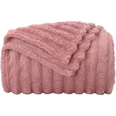 vidaXL plaid Roze 150 x 130 cm 0.45 kg Fleece