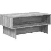 vidaXL Salontafel Grijs Sonoma 80 x 46 x 35 cm Bewerkt hout