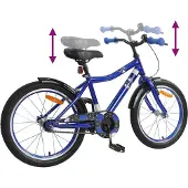 vidaXL Kinderfiets 20 Inch voor 6-11 jaar oud Donkerblauw