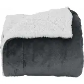 vidaXL plaid Donkergrijs 240 x 270 cm 3.17 kg Fleece