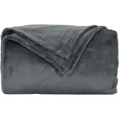 vidaXL plaid Donkergrijs 240 x 270 cm 1.69 kg Fleece