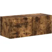 vidaXL Tv-meubelset 4 st Rook Eiken Bewerkt hout