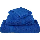 vidaXL Gastendoek SOLUND 4 st Blauw 15 x 21 cm 550 gsm
