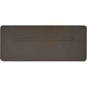 vidaXL Gestoffeerd hoofdbord Bruin en Taupe 100 cm Massief grenenhout