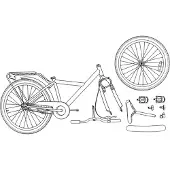 vidaXL Kinderfiets 20 Inch voor 6-11 jaar oud Donkerblauw