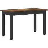 vidaXL Salontafel Rook Eik 60 x 30 x 36 cm Bewerkt hout