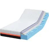 vidaXL Matras Wit en Grijs 100 x 200 cm Jacquard stof
