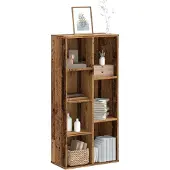 vidaXL Boekenkast 50x25x105 cm bewerkt hout oud houtkleurig