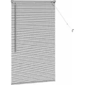 vidaXL Venetiaanse jaloezie zilver 130 x 80 cm 25 mm Aluminium