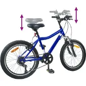 vidaXL Kinderfiets 20 Inch 6-Speed voor 6-11 jaar oud Donkerblauw