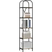 vidaXL Boekenplank Artisan Eiken 40 x 30 x 183 cm Bewerkt hout