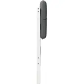 vidaXL Gestoffeerd hoofdbord met hoofdeinde Wit en Lichtgrijs 75 cm