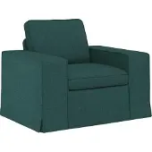 vidaXL Bank Donkergroen 103 x 80 x 82 cm Stof