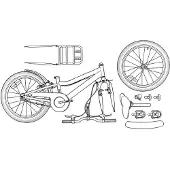 vidaXL Kinderfiets 20 Inch voor 6-11 jaar oud Wit