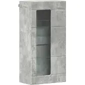 vidaXL Tv-meubelset FLORIN 3 st Beton Grijs Bewerkt hout
