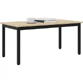 vidaXL Salontafel Sonoma 100 x 50 x 45 cm Bewerkt hout