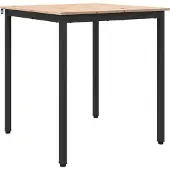 vidaXL Eettafel Naturel 70 x 70 x 75 cm Massief grenenhout