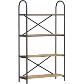 vidaXL Boekenplank Artisan Eiken 80 x 30 x 146 cm Bewerkt hout