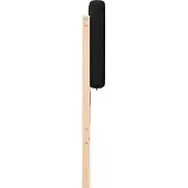vidaXL Gestoffeerd hoofdbord Bruin en Zwart 180 cm Massief grenenhout