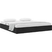 vidaXL Ottoman Bedframe met opslag Zwart 160 x 200 cm Fluweel