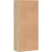 vidaXL Schoenenkast 80x39x178 cm spaanplaat sonoma eikenkleurig